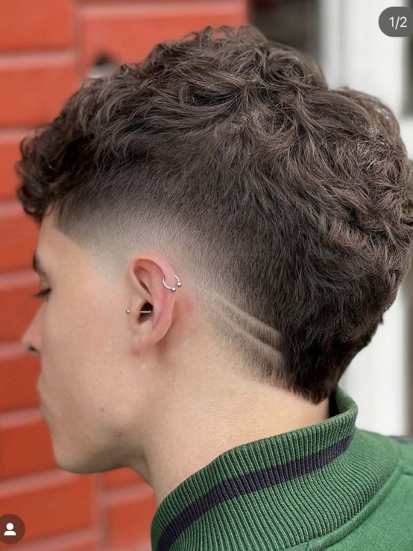 Mid Burst Fade Undercut