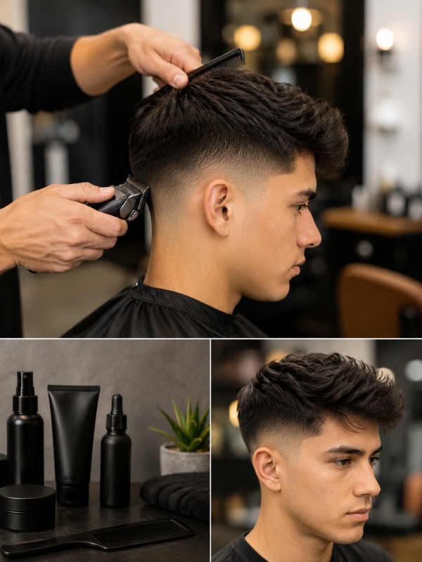 Mid Taper Fade Maintenance and styling