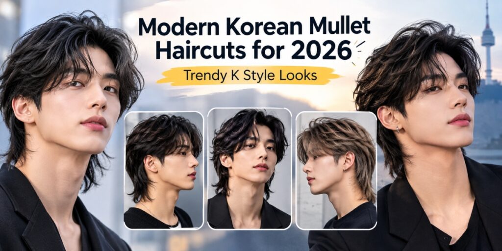 Modern Korean Mullet Haircuts for 2026 Trendy K Style Looks