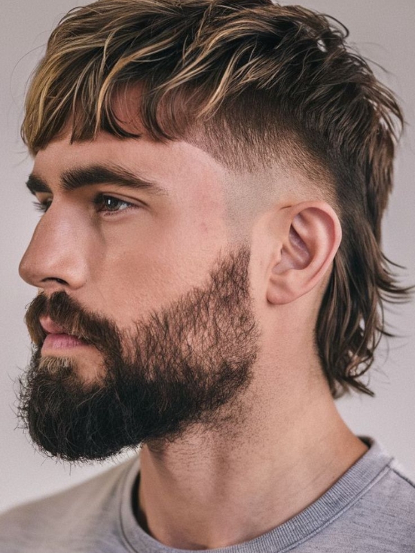 Modern Soft Drop Mullet