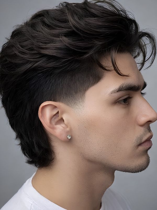 Professional Low Taper Fade Mullet