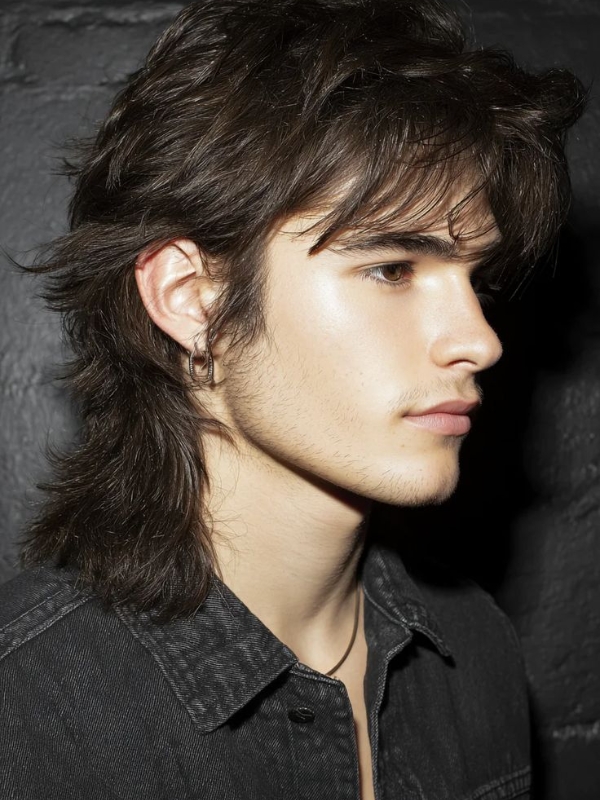 Shaggy Fringe Mullet
