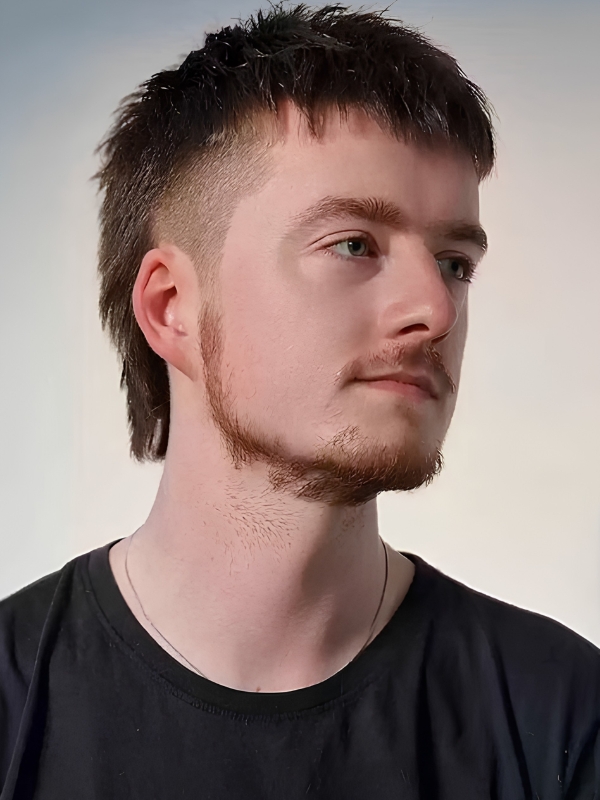 Short Fringe Mullet