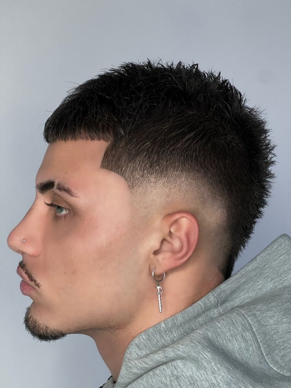 Short Hair Mullet Buzz cut