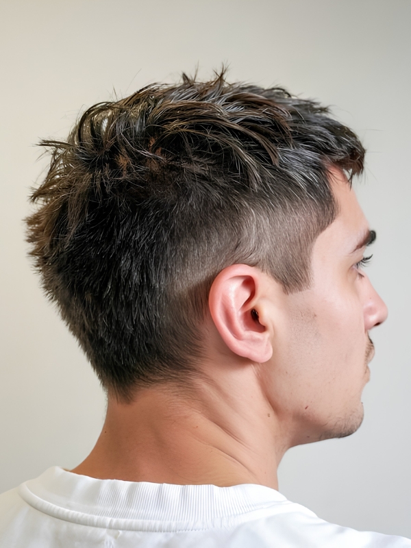 Short Modern Mullet Fade