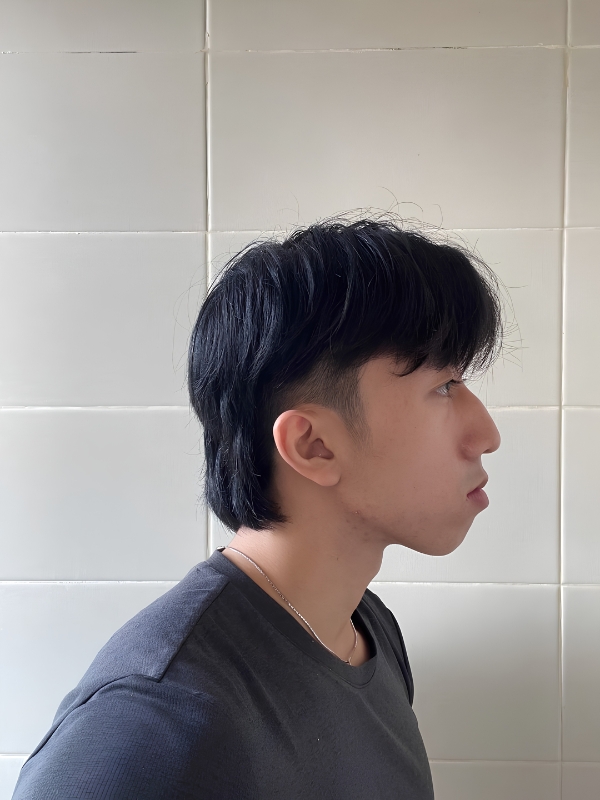 Short Straight Mullet