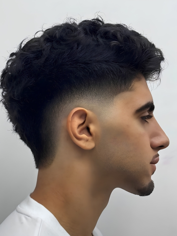 Short mullet Fade