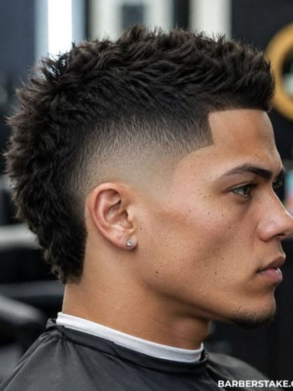 Spiky Burst Fade Undercut