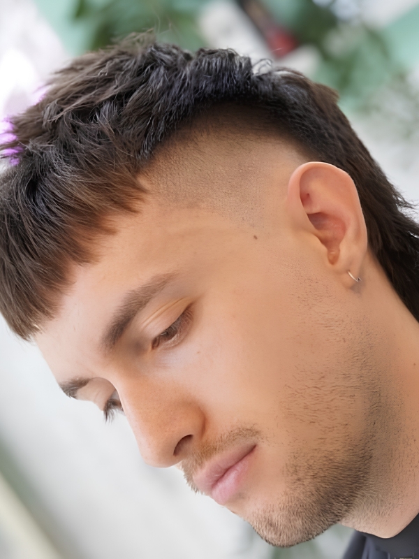 Sporty Modern Mullet Fade