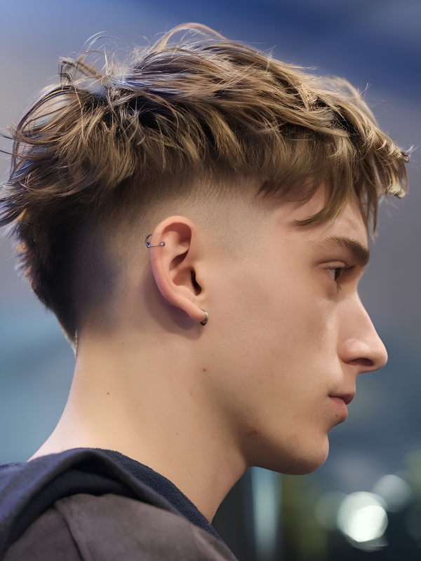 Taper Fade Modern Mullet