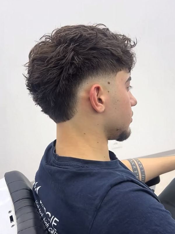 Textured Burst Fade Undercut