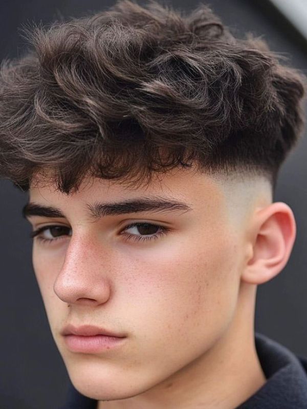 Thick Hair Burst Fade Fringe