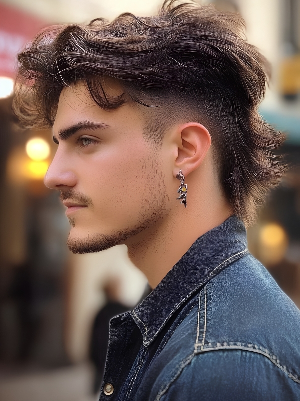 Undercut Modern Mullet Fade