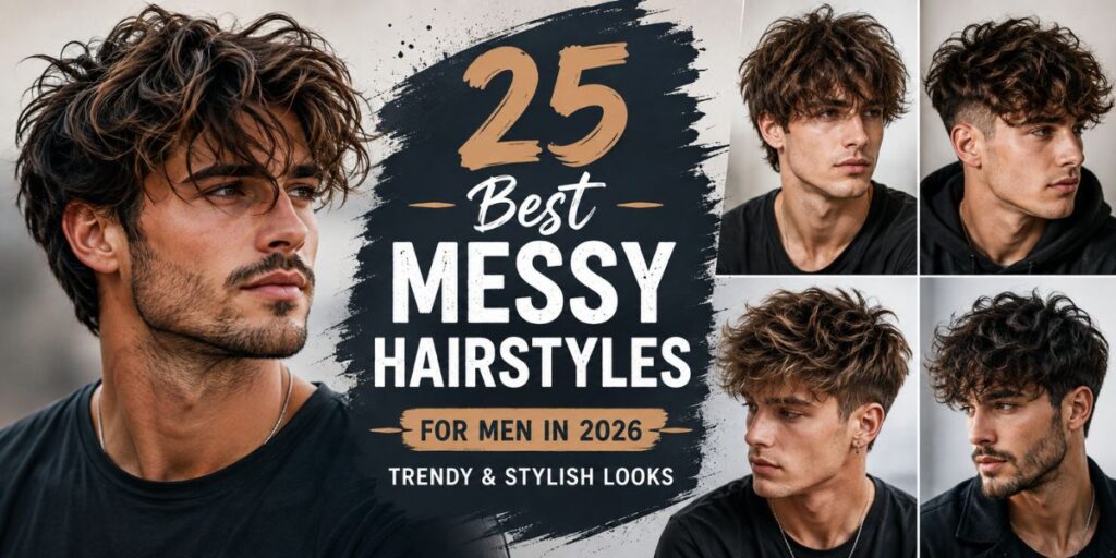 _25 Best Messy Hairstyles for Men in 2026 Trendy & Stylish Looks
