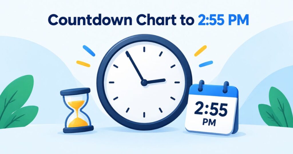 Countdown Chart to 255 PM