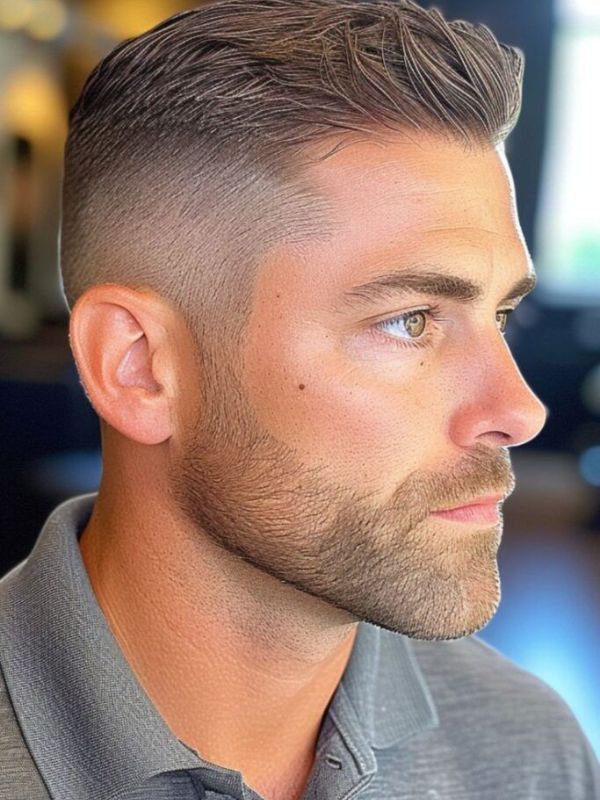 High Fade Crew Cut