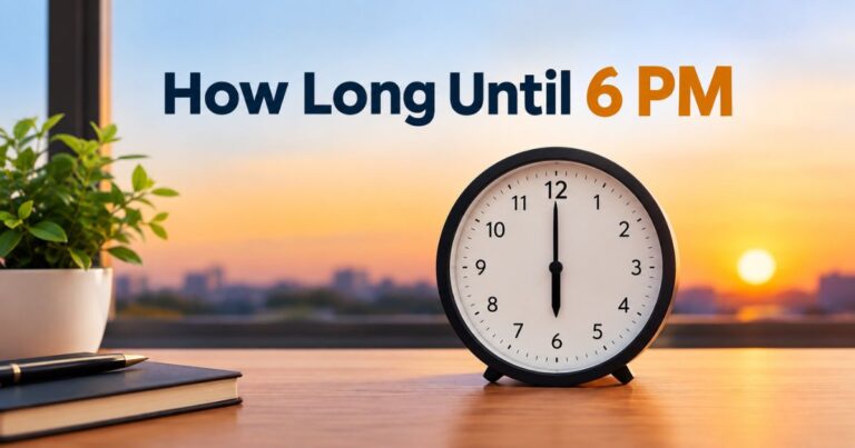 How Long Until 6 PM