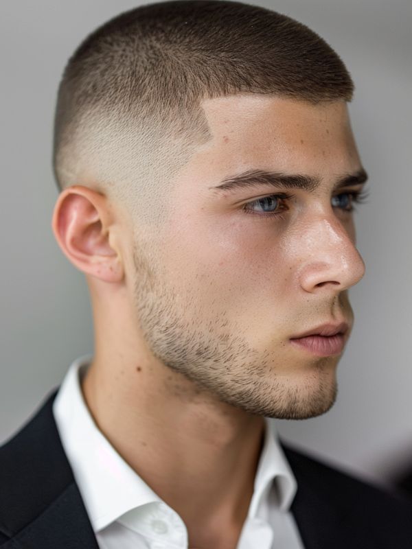 Number 2 Guard Buzz Cut for a Clean and Low-Maintenance Look