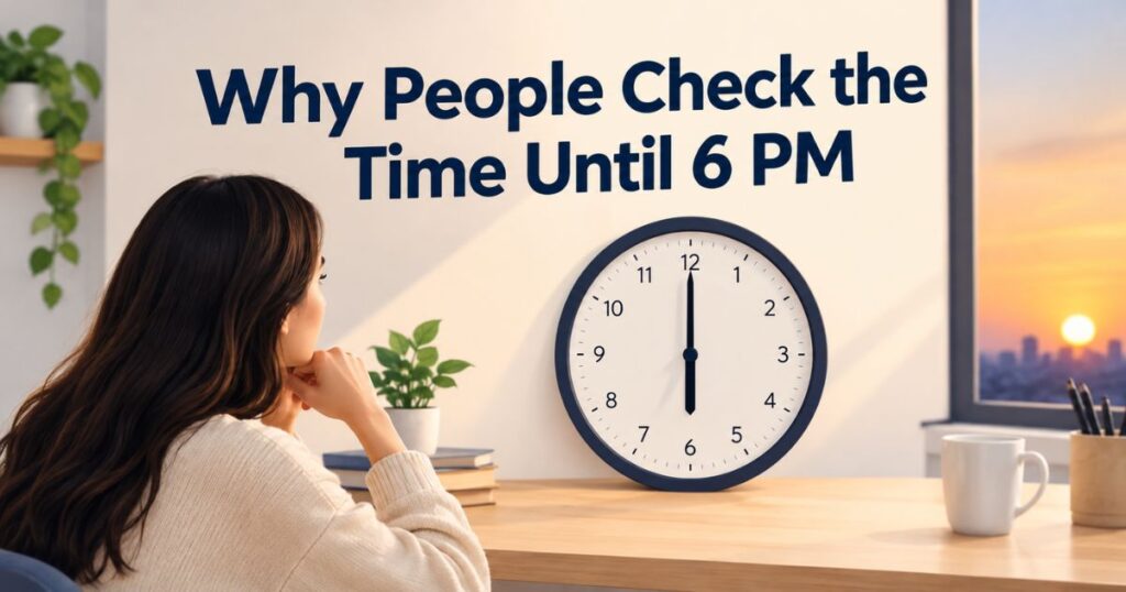 Why People Check the Time Until 6 PM