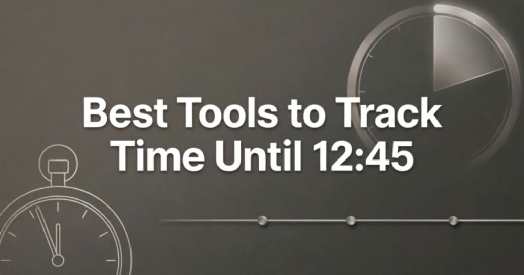 Best Tools to Track Time Until 1245