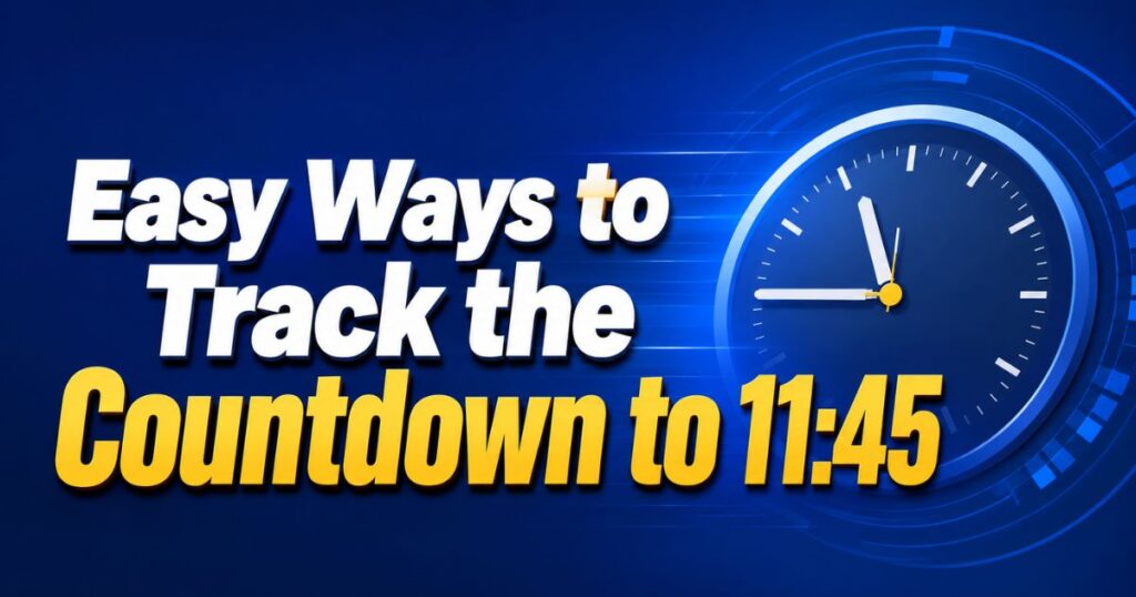 Easy Ways to Track the Countdown to 1145