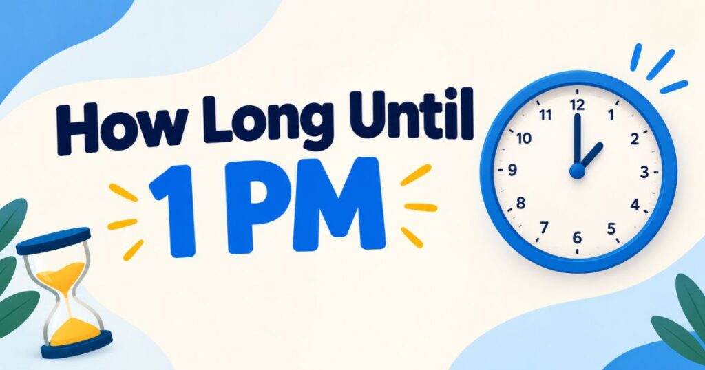 How Long Until 1 PM