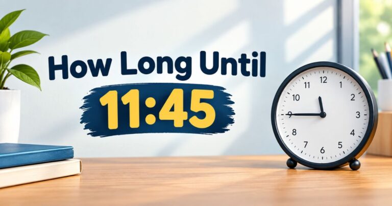 How Long Until 1145
