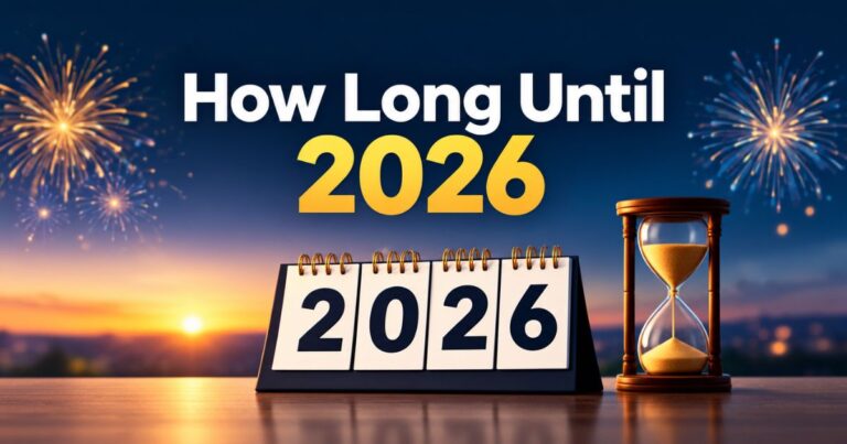 How Long Until 2026