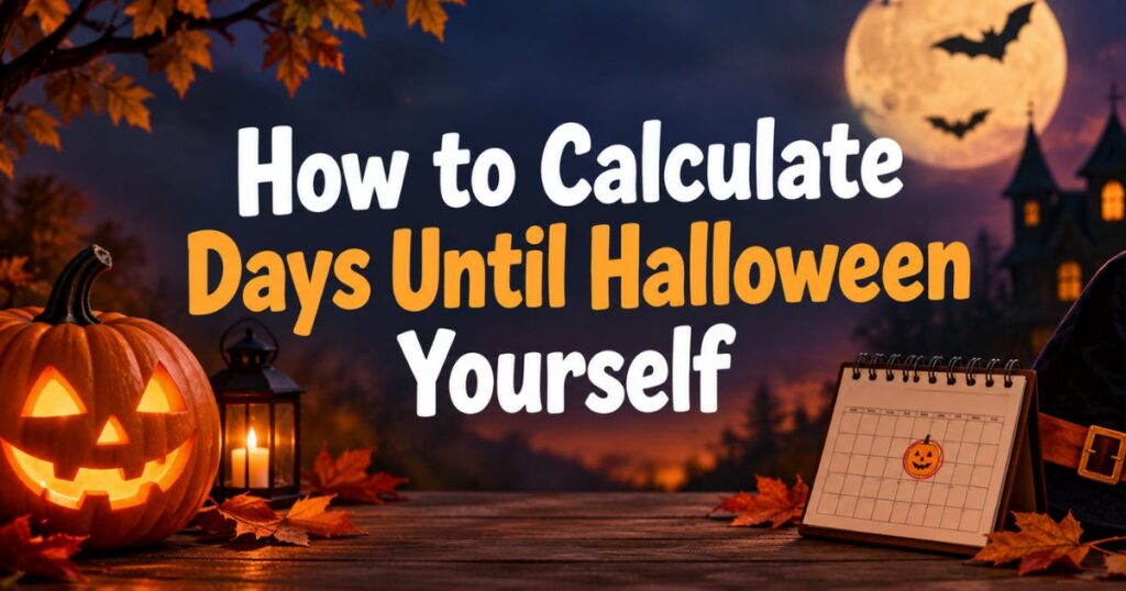 How to Calculate Days Until Halloween Yourself