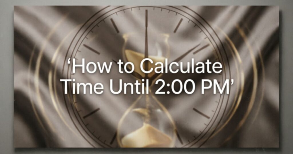 How to Calculate Time Until 200 PM