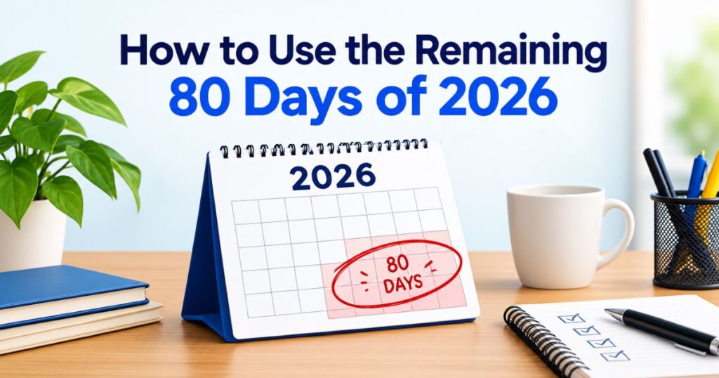 How to Use the Remaining 80 Days of 2026