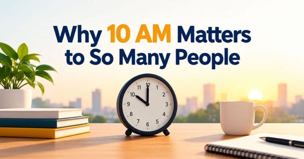 Why 10 AM Matters to So Many People