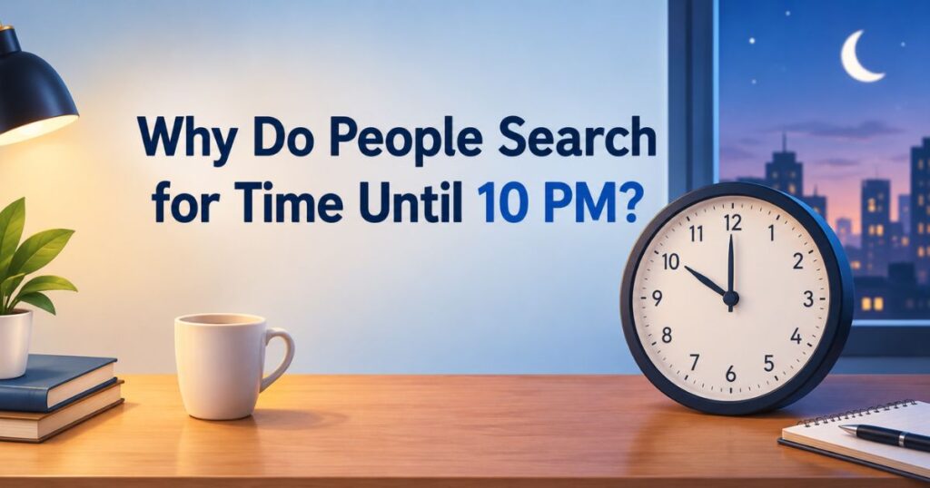 Why Do People Search for Time Until 10 PM